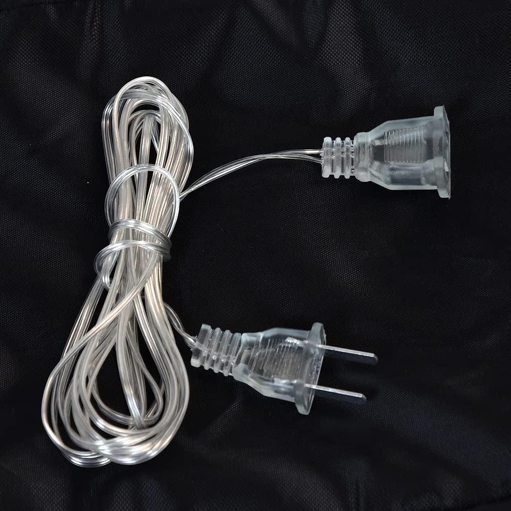Amazon.co.jp: 3M/5Mケーブルプラグ透明LEDライトストリング